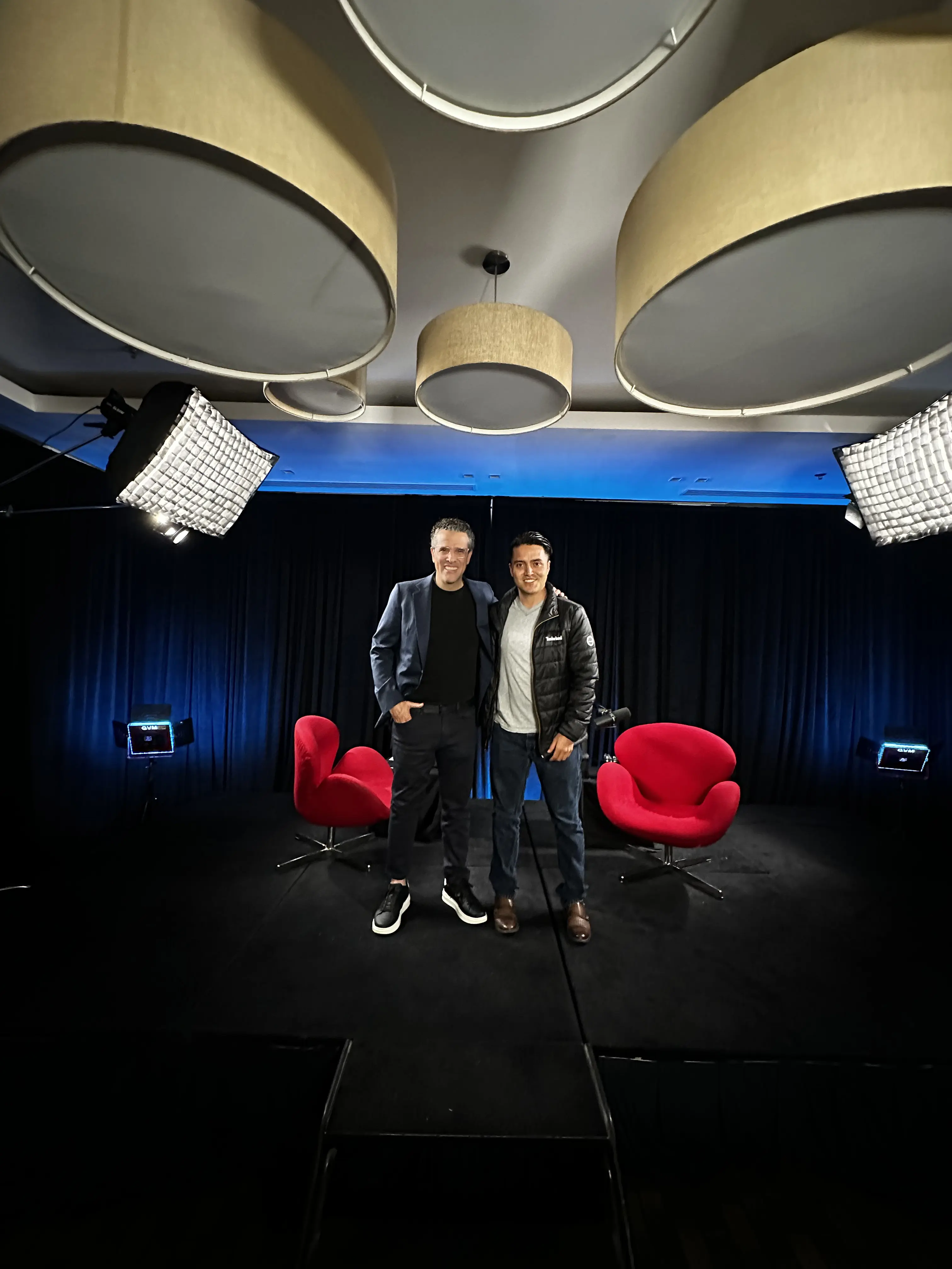 Juan Carlos in a professional studio setting